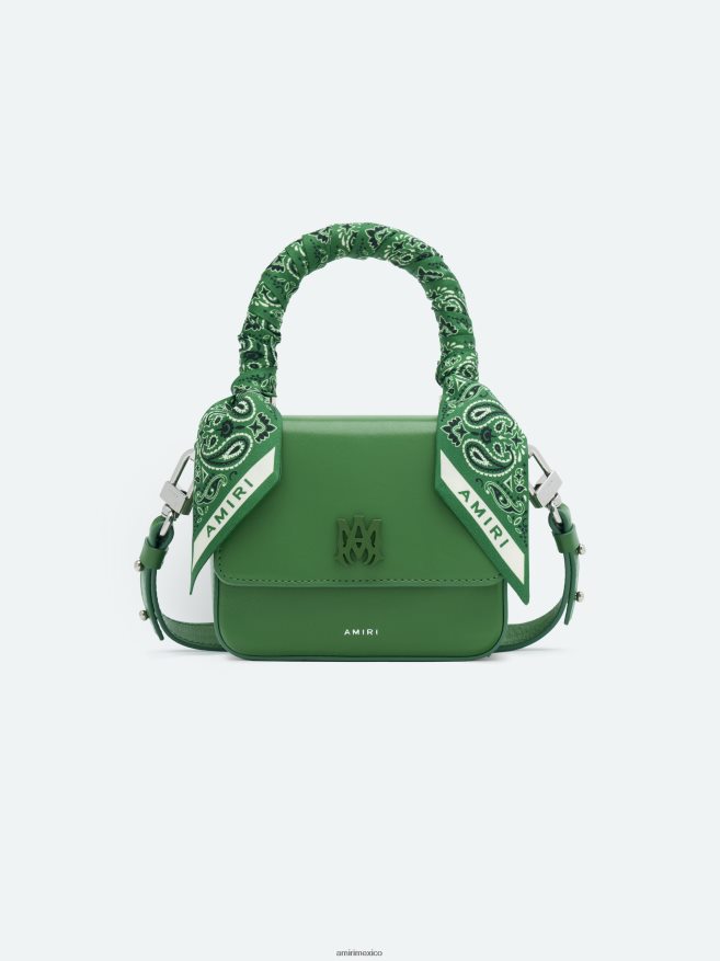 AMIRI mujer verde pañuelo micro ma 6TLR20398