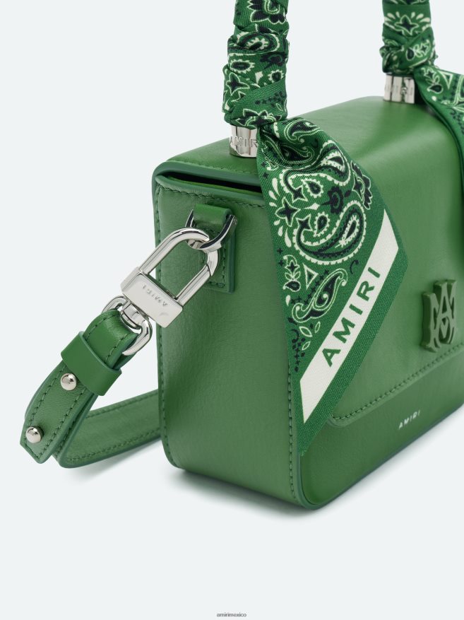 AMIRI mujer verde pañuelo micro ma 6TLR20398