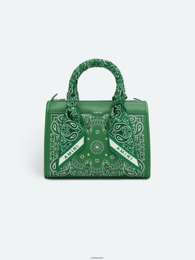 AMIRI mujer verde pañuelo micro triángulo 6TLR20397