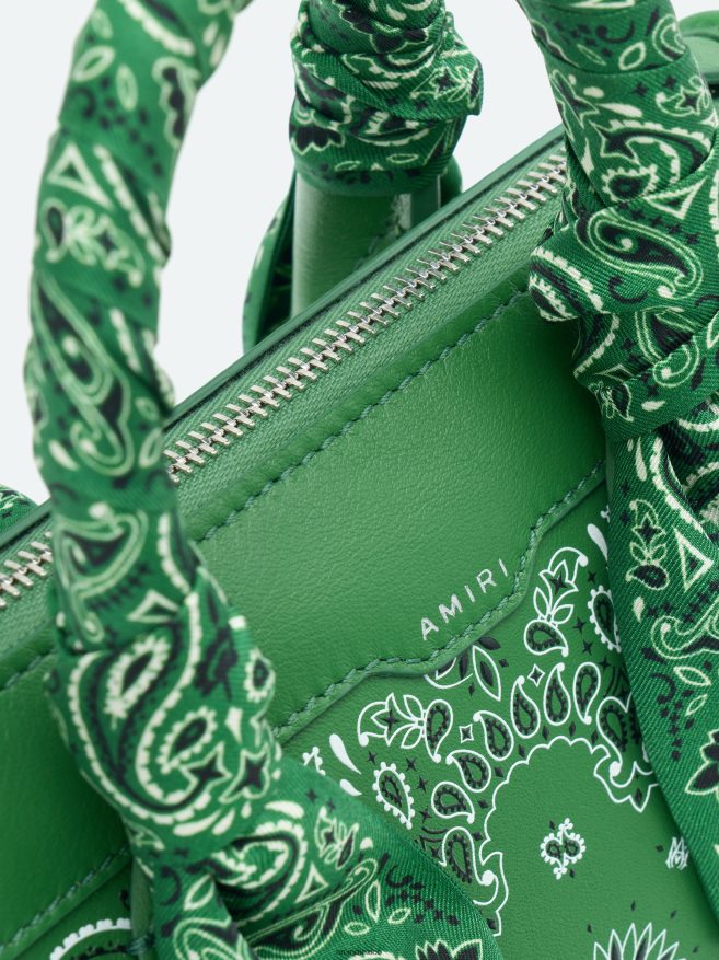 AMIRI mujer verde pañuelo micro triángulo 6TLR20397