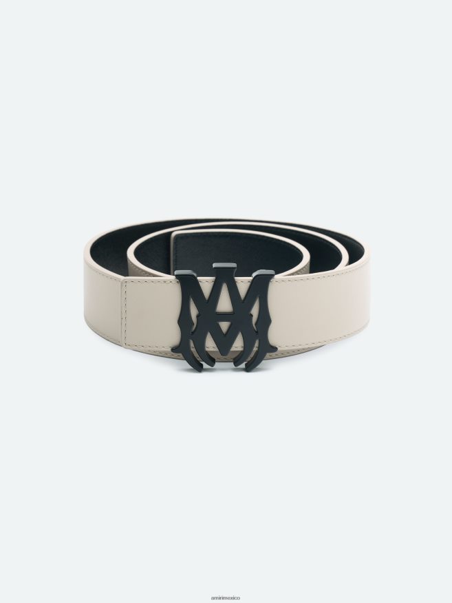 AMIRI unisexo abedul/negro cinturón reversible de 4 cm 6TLR20441