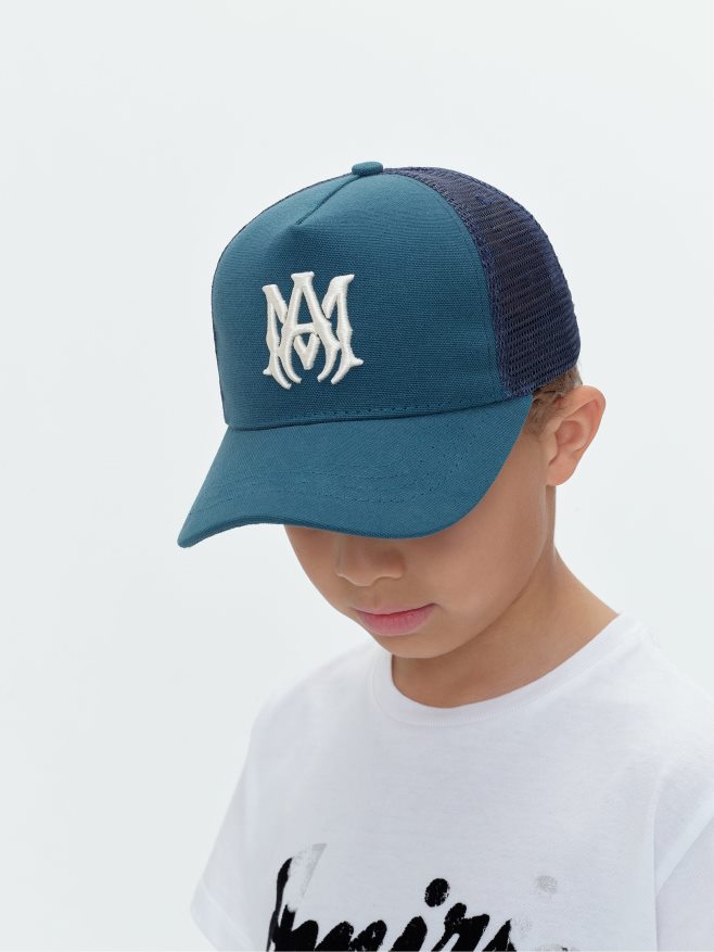 AMIRI unisexo azul mamá gorra de camionero 6TLR20387
