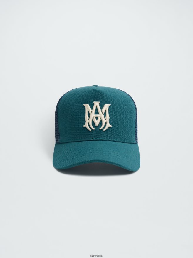 AMIRI unisexo azul mamá gorra de camionero 6TLR20387