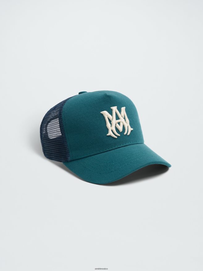 AMIRI unisexo azul mamá gorra de camionero 6TLR20387