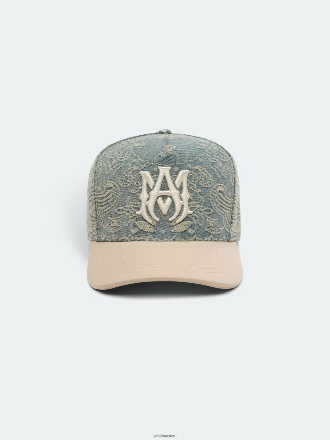 AMIRI unisexo mezclilla sombrero tipo bandana en jacquard 6TLR20427