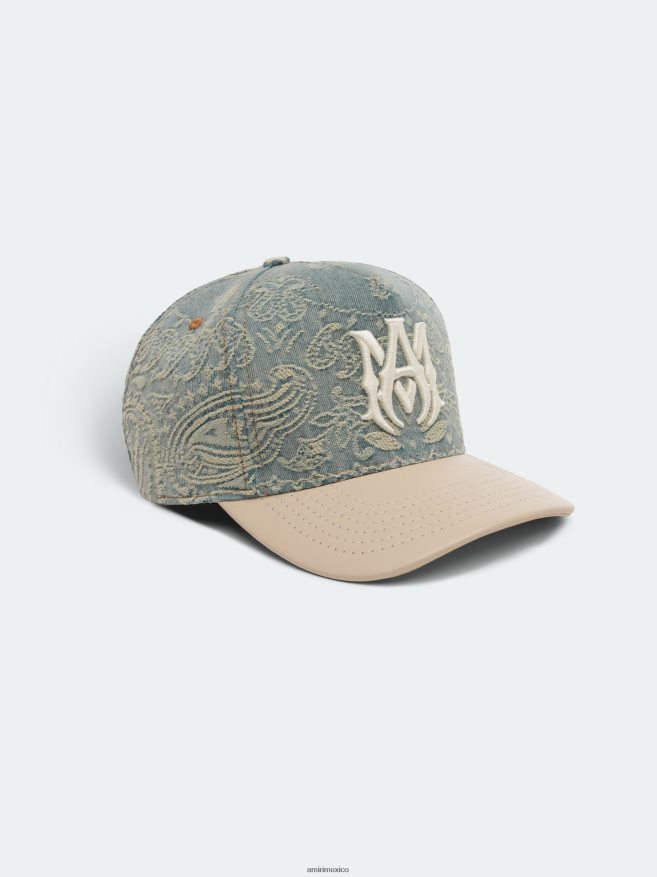AMIRI unisexo mezclilla sombrero tipo bandana en jacquard 6TLR20427