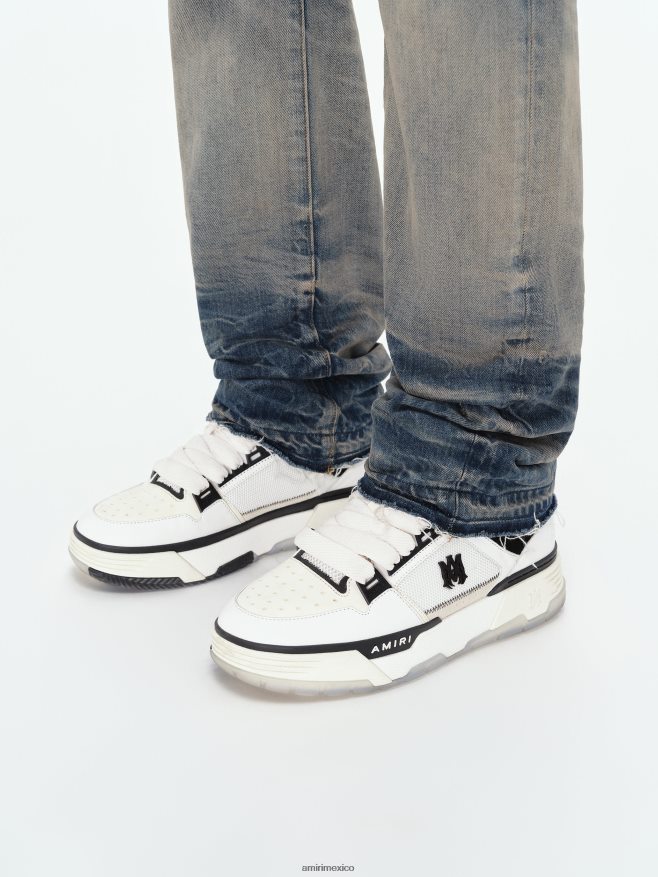 AMIRI hombres índigo antiguo jeans rectos con dobladillo suelto 6TLR202