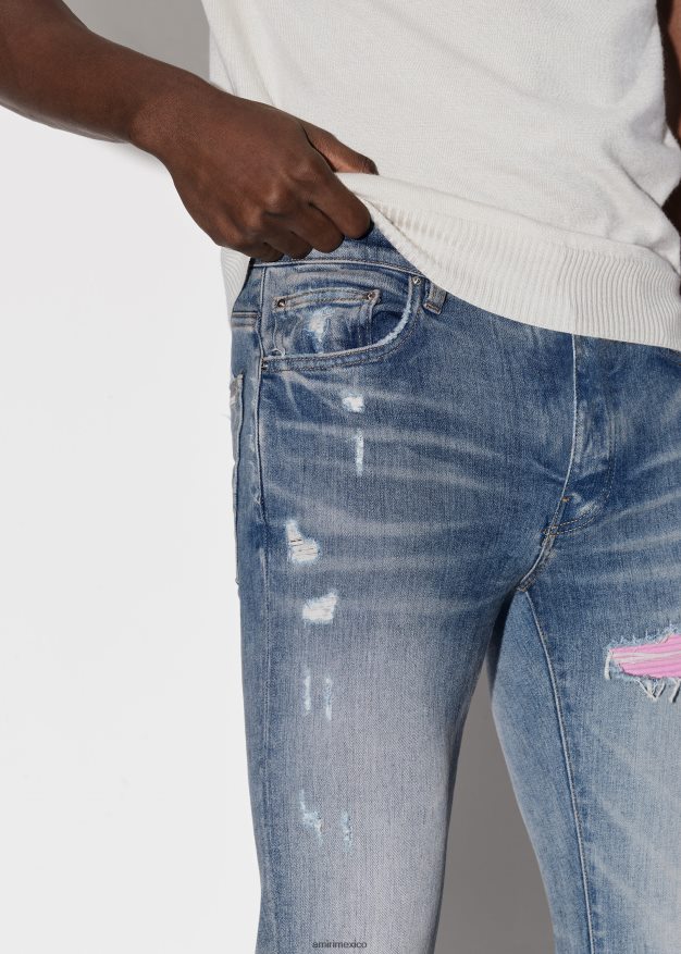AMIRI hombres índigo arcilla vaqueros mx1 6TLR2020