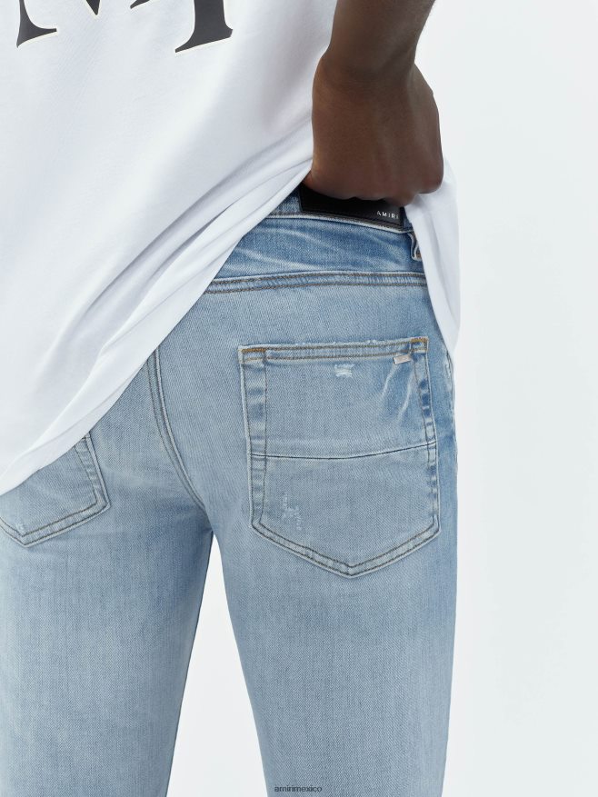 AMIRI hombres índigo perfecto pila de vaqueros 6TLR208