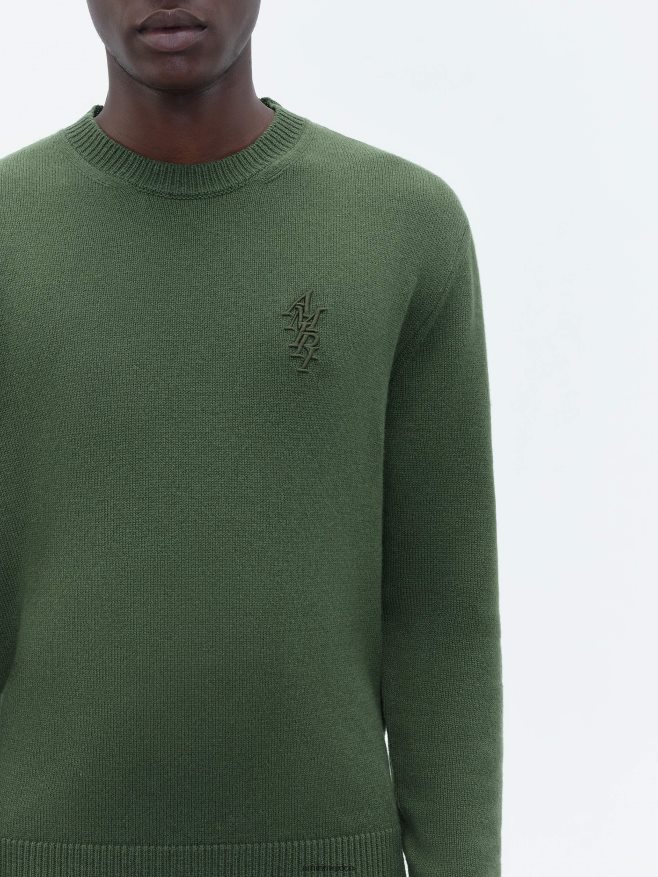 AMIRI hombres árbol del huso cuello redondo de marca 6TLR20122
