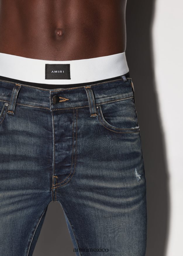 AMIRI hombres blanco negro boxers con etiqueta frontal de marca 6TLR20191