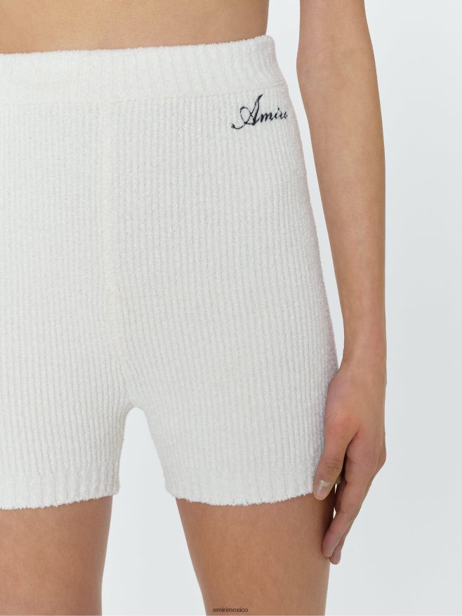 AMIRI mujer alabastro pantalones cortos de punto suéter 6TLR20298