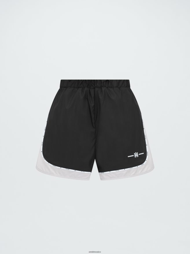 AMIRI mujer negro pantalón corto de nailon ma 6TLR20299