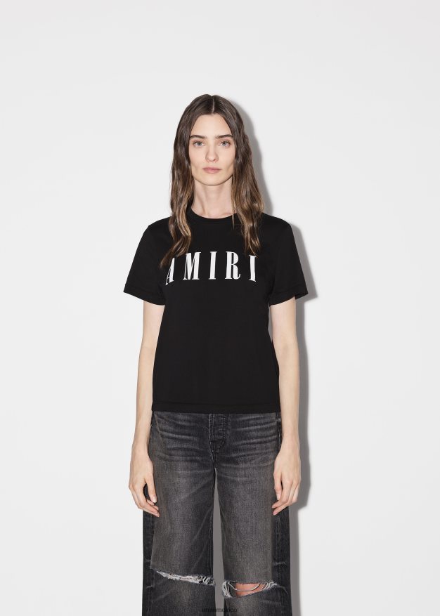 AMIRI mujer negro camiseta delgada 6TLR20254