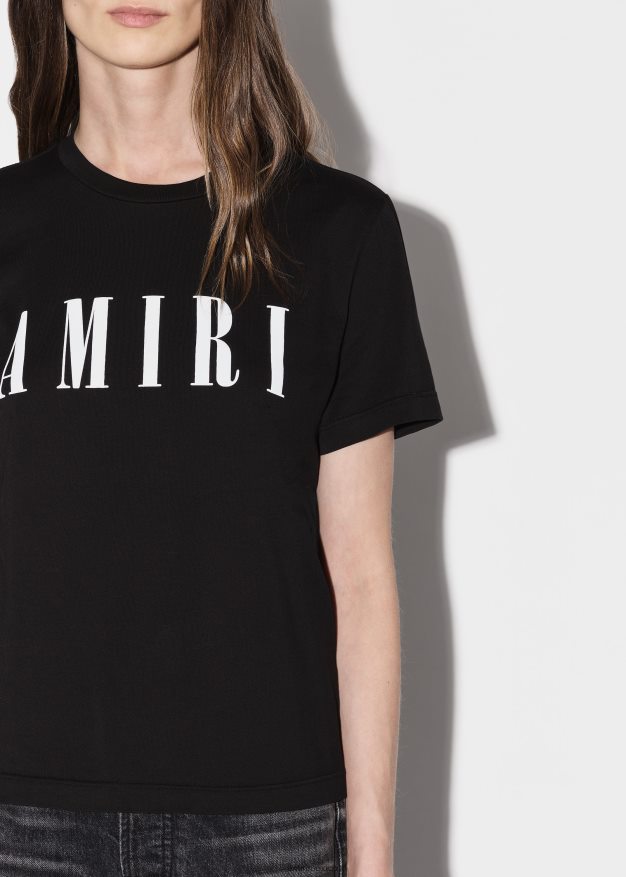 AMIRI mujer negro camiseta delgada 6TLR20254