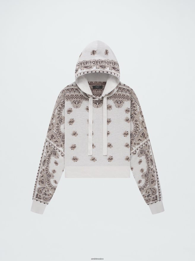 AMIRI mujer blanco pañuelo con capucha 6TLR20266