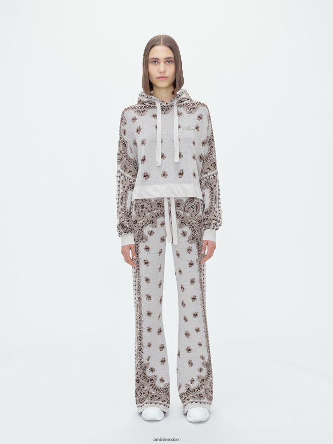 AMIRI mujer blanco pañuelo con capucha 6TLR20266