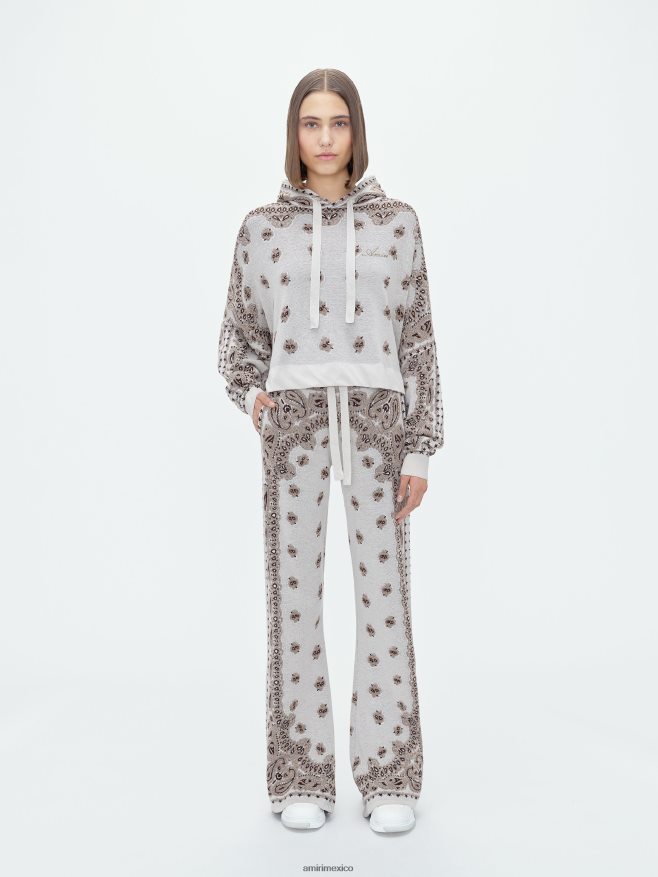 AMIRI mujer blanco pañuelo con capucha 6TLR20266