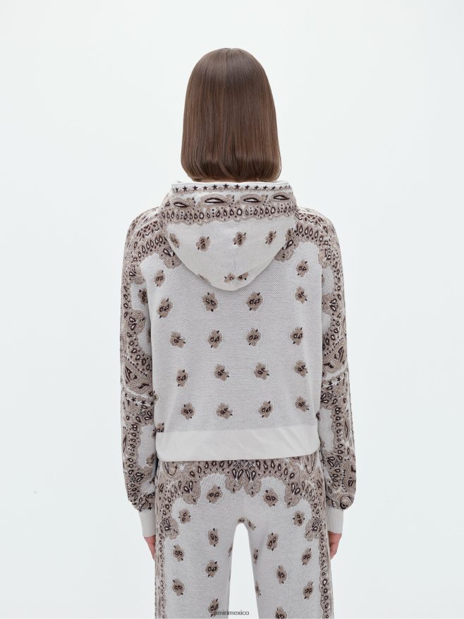 AMIRI mujer blanco pañuelo con capucha 6TLR20266