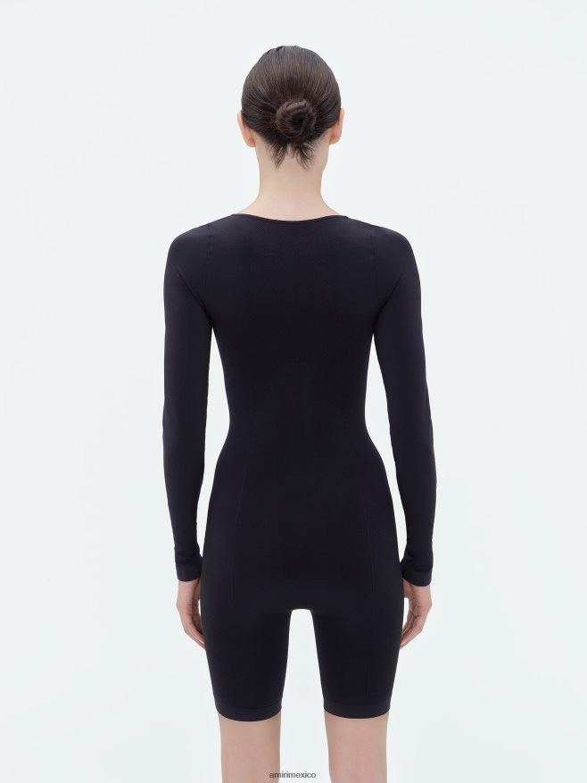 AMIRI mujer negro mono sin costuras 6TLR20269