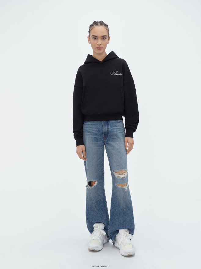AMIRI mujer negro sudadera con capucha champán 6TLR20279