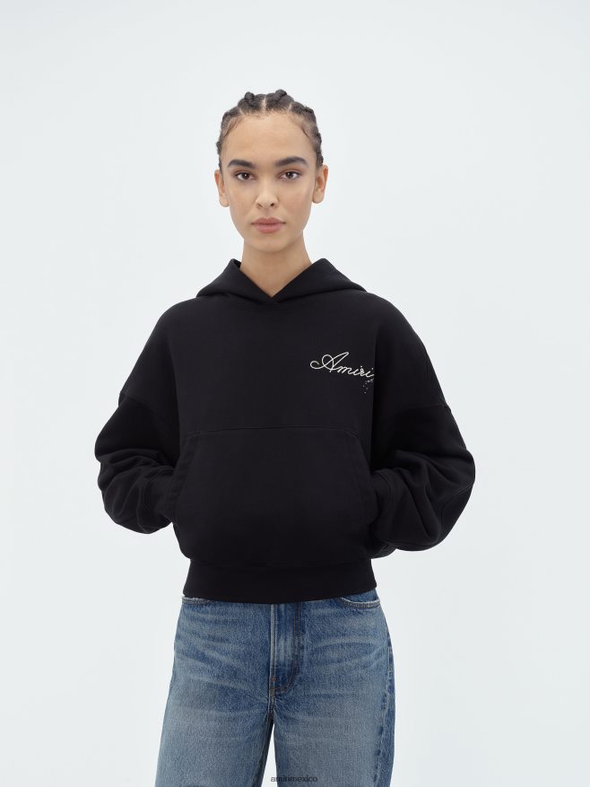 AMIRI mujer negro sudadera con capucha champán 6TLR20279