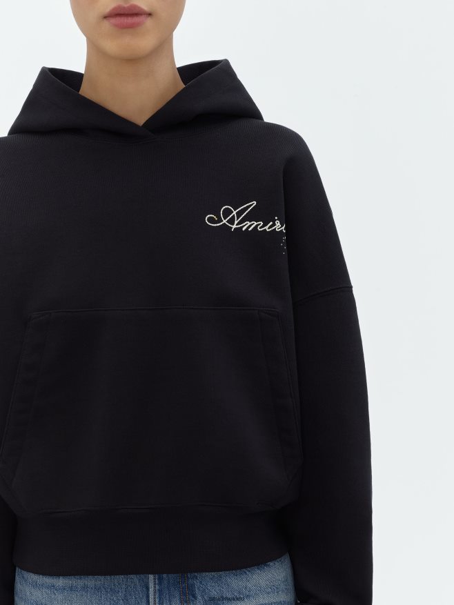 AMIRI mujer negro sudadera con capucha champán 6TLR20279