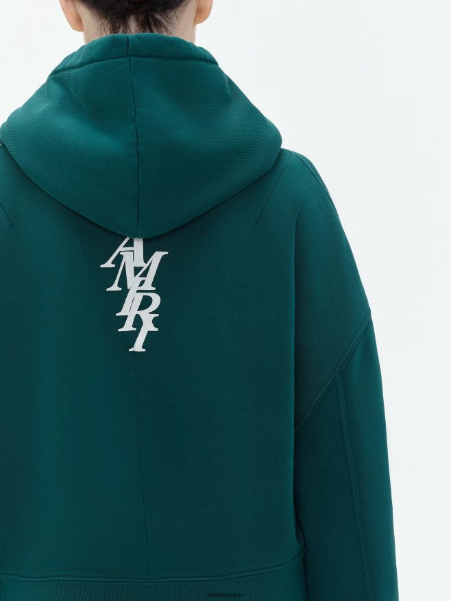 AMIRI mujer selva sudadera con capucha de pila de marca 6TLR20278