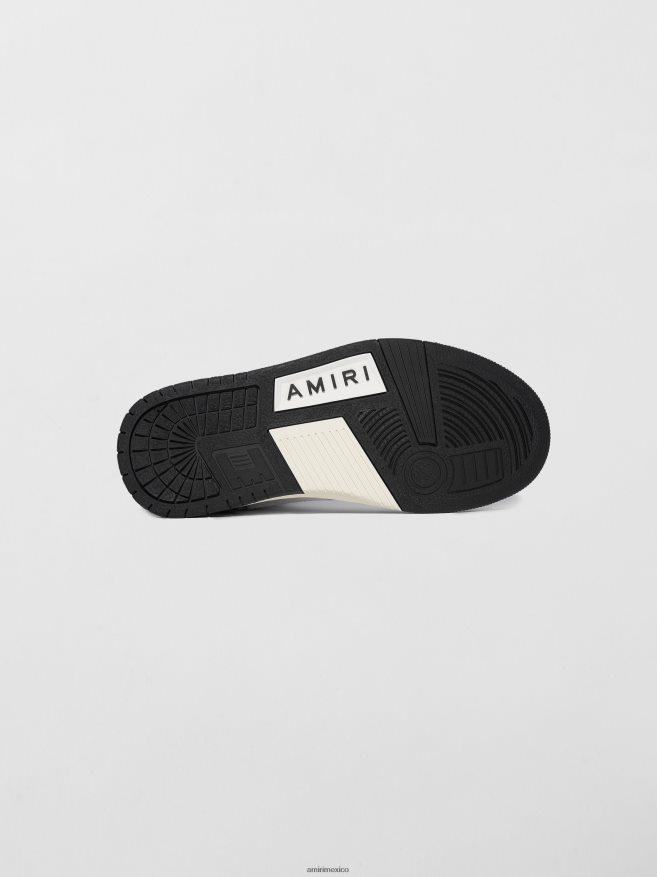 AMIRI niños blanco negro esqueleto superior bajo 6TLR20374