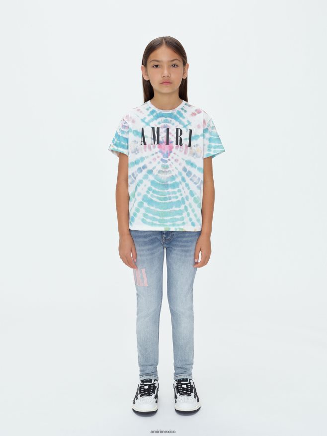 AMIRI niños índigo de piedra vaqueros con logotipo 6TLR20330