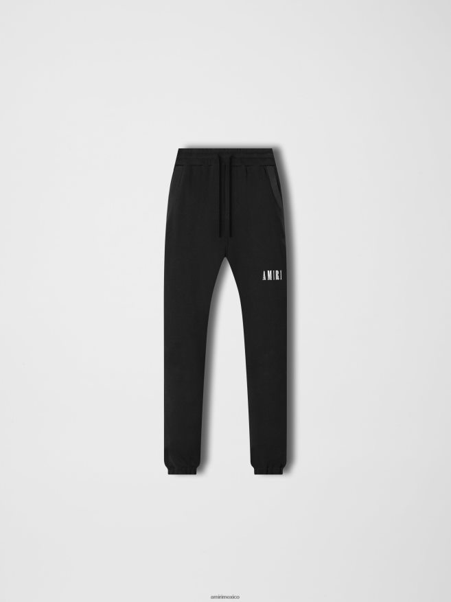 AMIRI niños negro pantalones de chándal de marca 6TLR20358