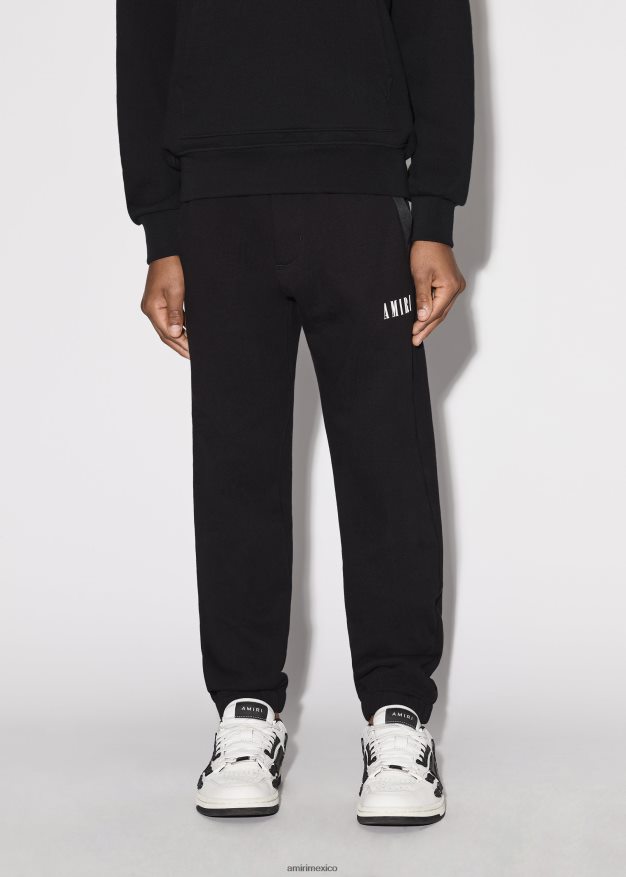 AMIRI niños negro pantalones de chándal de marca 6TLR20358