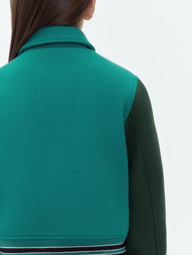 AMIRI niños verde azulado chaqueta de huesos 6TLR20368