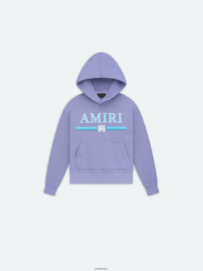 AMIRI niños violeta persa sudadera con capucha brand ma gradient bar 6TLR20352