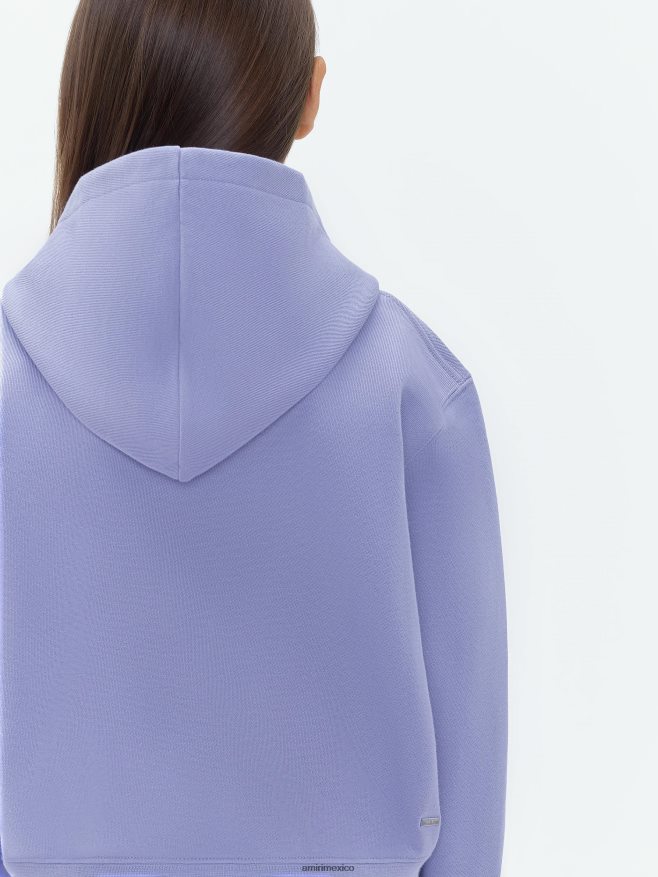 AMIRI niños violeta persa sudadera con capucha brand ma gradient bar 6TLR20352